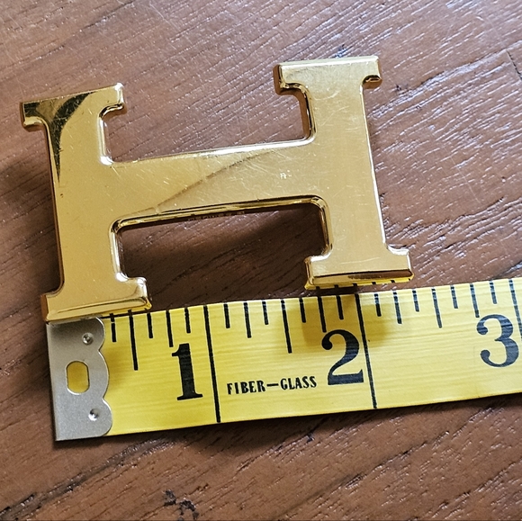 HERMES Reversible H belt Tan Black Size 70 XS - Picture 5 of 11